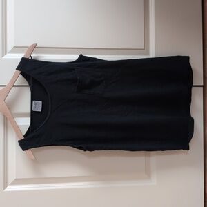 Black Pocket Tank Top